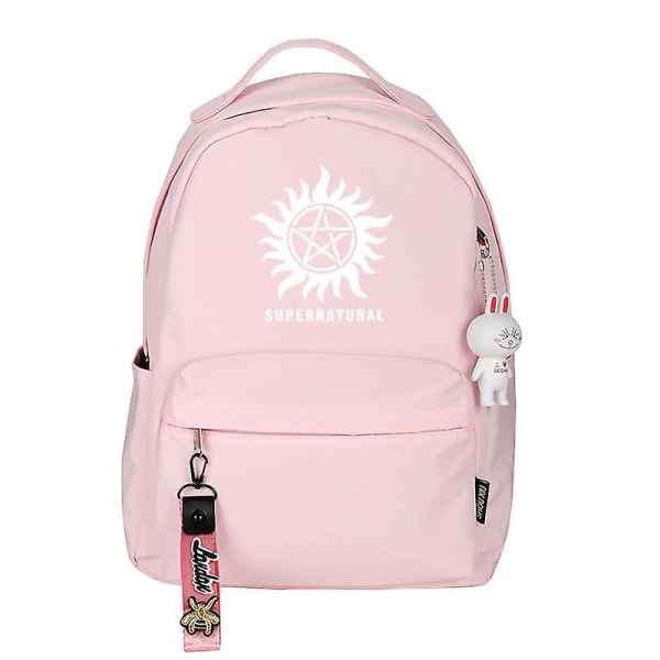 Supernatural Cosplay Backpack Cartoon Student School Shoulder Bag Teentage Laptop Travel Bags Gift 4