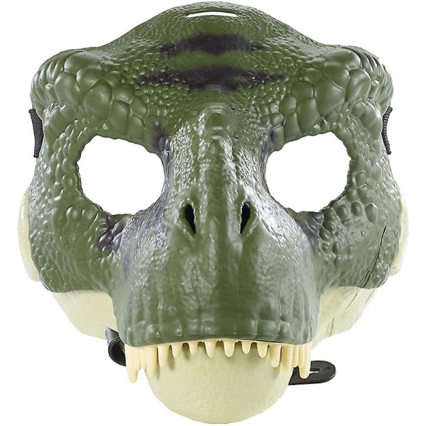 Halloween Party Rollspel Mask Jurassic Tyrannosaurus Rex Green