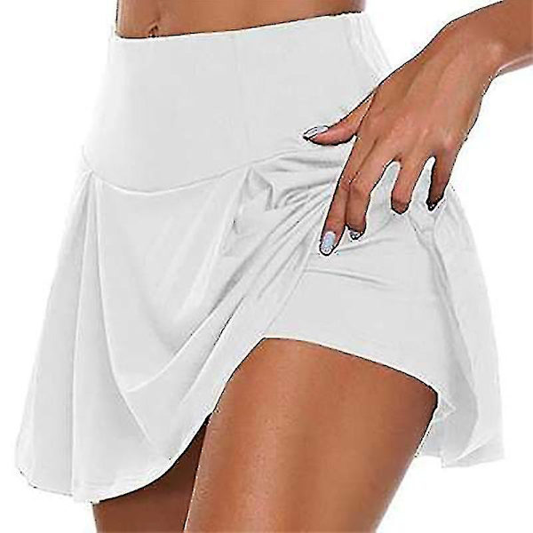 Naisten urheiluhameet Shortsit Running Fitness Training Gym Spo White 3XL
