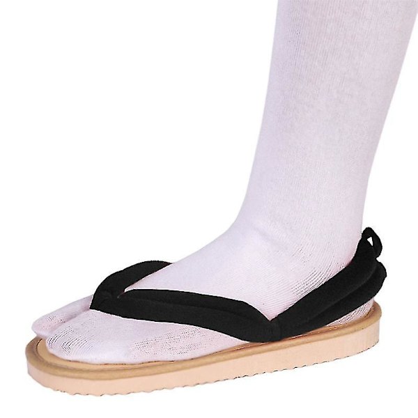 Anime Demon Slayer Cosplay Kengät Kimetsu No Yaiba Kamado Clogs S Black 42 43