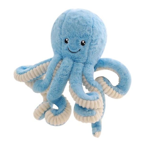 Octopus Plyschleksak fyllda mjuka dockapresenter 40/60cm Blue 60cm