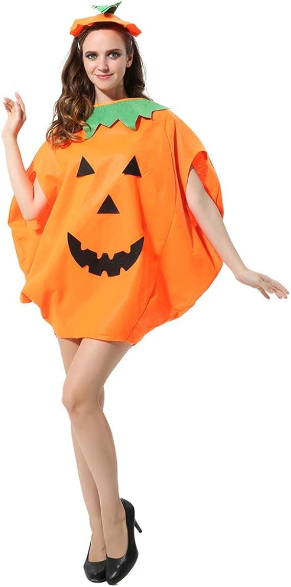 3st Halloween Kvinnor Pumpa Kostym Pumpa Cosplay Festkläder