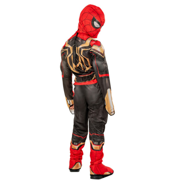 Spider-an Boys Deluxe Iron Spider kostume Rød/Sort/Guld Red/Black/Gold M