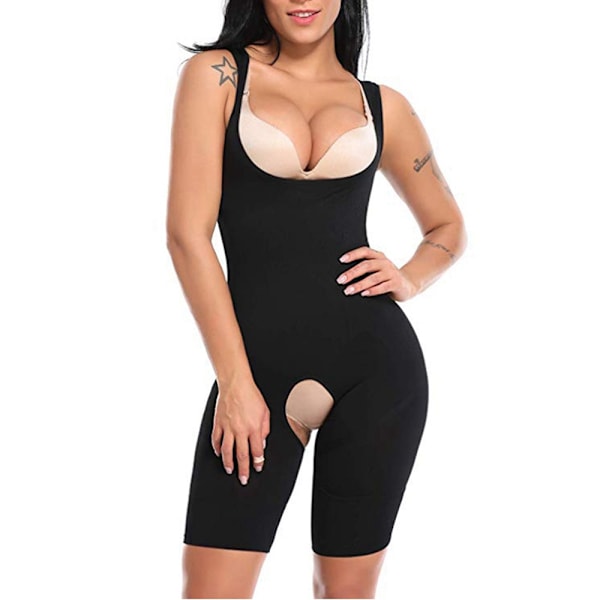 Dame Shapewear Dam Body Shaper SORT L-XL Sort Black L-XL