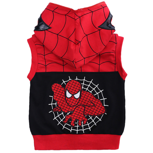 Kids Spider-Man byxor jacka långärmad tredelad set black 110cm