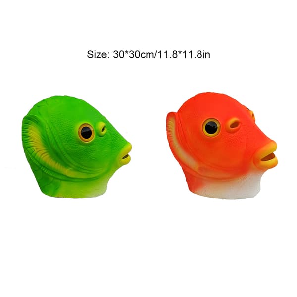 Fish Head Cover Lett dyrehodeplagg tilbehør til fester Red