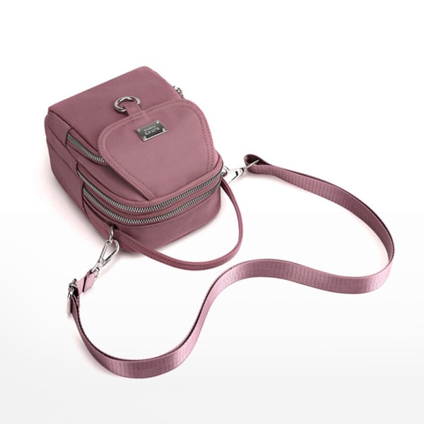 Kvinner Mini Skulderveske Håndvesker Messenger Bag pink