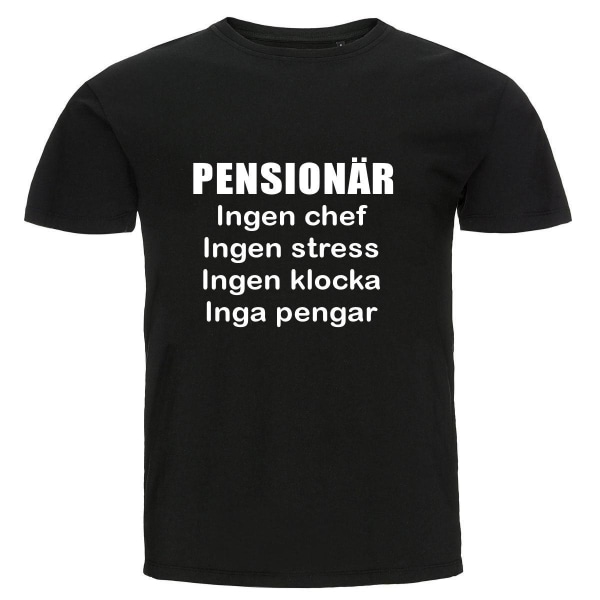 T-shirt - Pensionist, Ingen penge XL black xl