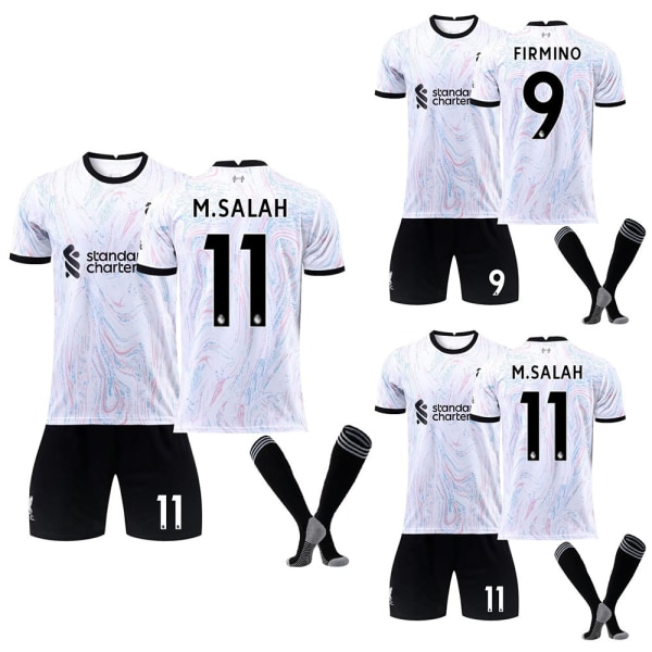 Lasten jalkapallosarja LIVERPOOL Away Team -faniharjoituspuku ja -sukat 11 26#