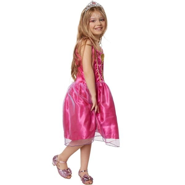 tectake Udklædning Pige Prinsesse Ros LightPink 116 (5-6y)