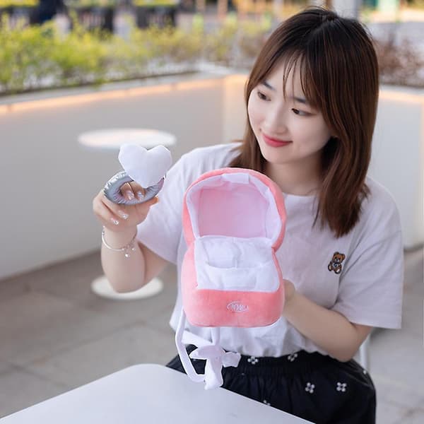 Creative Ring Box Plysj Toy Love Diamond Ring Case