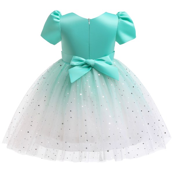 Elegant Princess Dresses Dress Princess Cosplay kostume til kvinder 2688 green short sleeved 110 3-4Y