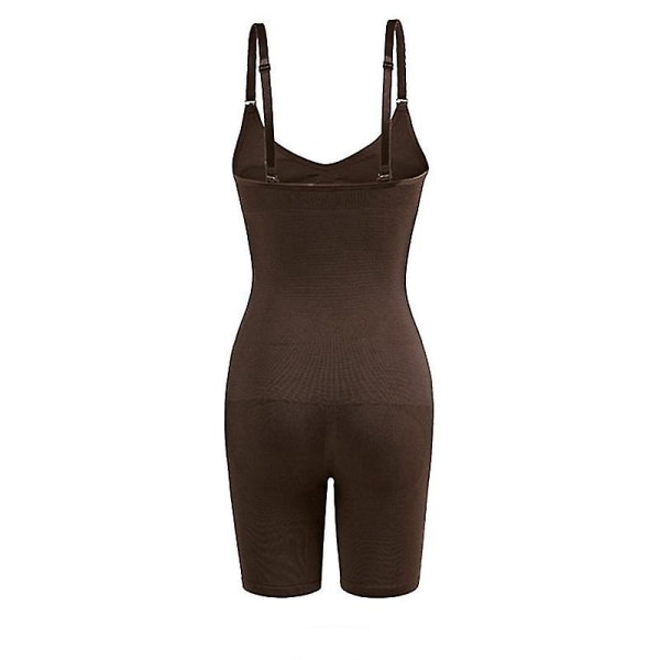 Damsömlösa Shapewear Magkontroll Body Shaper Bekväm för kvinnor under klänning COFFEE L XL