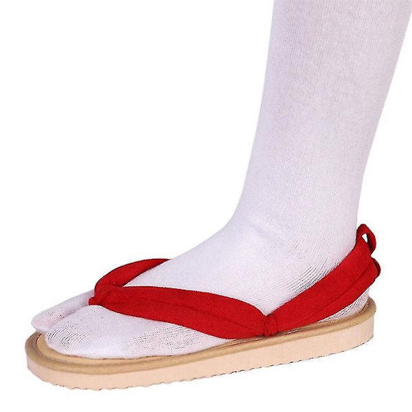 Anime Demon Slayer Cosplay Kengät Kimetsu No Yaiba Kamado Clogs S Red 42 43