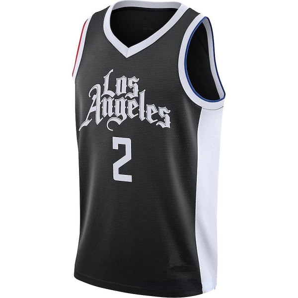 Nba Clippers Basketkläder Kawhi Leonard nr 2 kortärmad XL