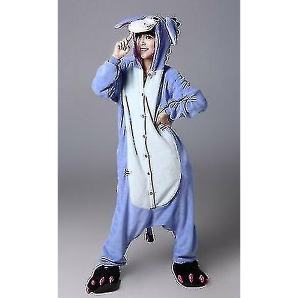 Halloween Unisex Onesie Kigurumi Fancy Mekko Puku Hupparit Pyjamat Sleep Wear-9-1 - Perfect Eeyore Donkey Eeyore Donkey M for 160-170cm