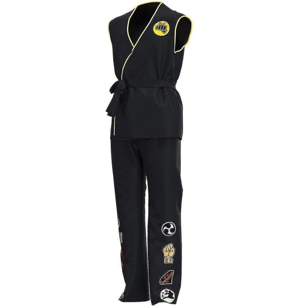 Anime Game Kof Costume Cobra Kai Val Armorr Karate Uniform A 170CM