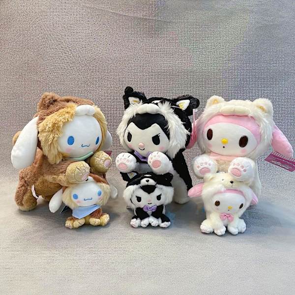 Plyschleksaksdocka Cosplay Shiba Inu Series 16X28Cm (rosa)