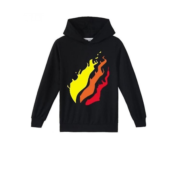 Barn Pojkar Prestonplayz Hoodie Pullover Sweatshirt Toppar black 160cm