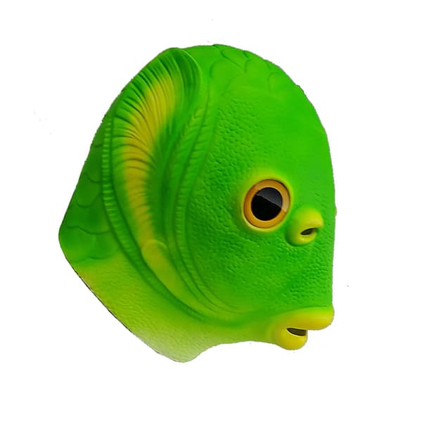 Fish Head Cover Lett dyrehodeplagg tilbehør til fester Green