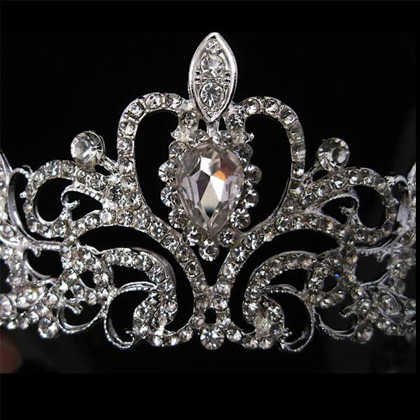 Princess Diamond Crown Wedding Bride Tiara Halloween Cosplay