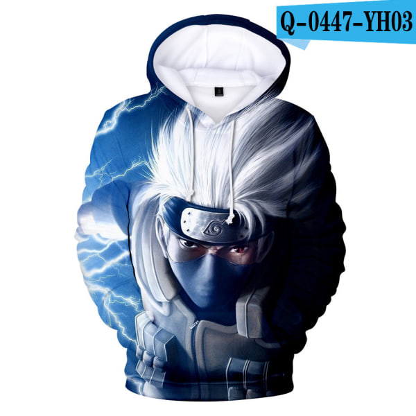 Barn/voksen Naruto 3d-genser Cos-genser hettegenser Toppstil F 140cm