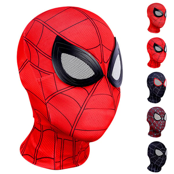 Spider Man Cosplay Elastisk Hodeplagg Mask Full Face Halloween Hero'S Crusade