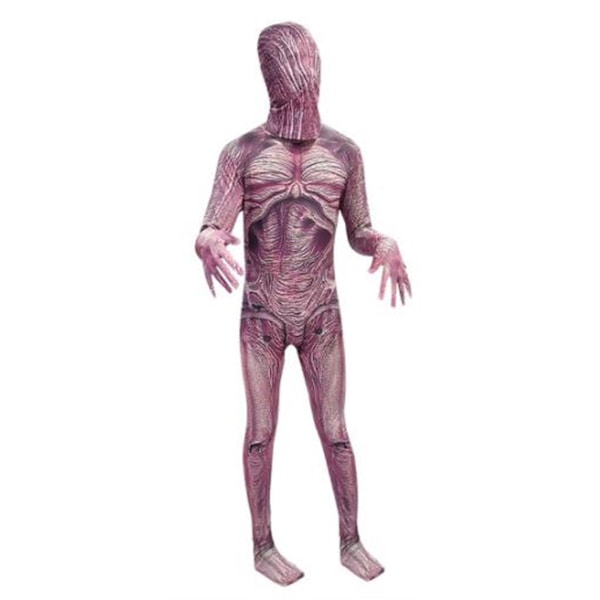 Stranger Things Demogorgon Cos -asu Halloween Jumpsuit Mask 1