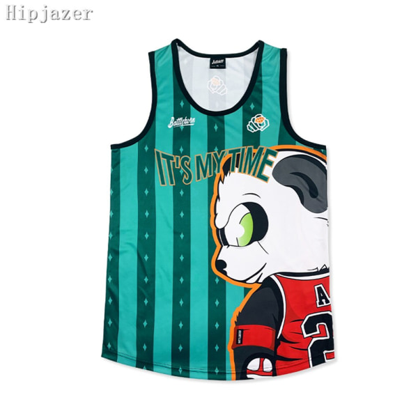 Ny merkevare Streetball Cosplay Basketballdrakt med europeisk design style 1 XL