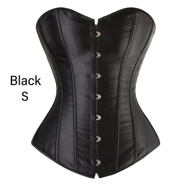 Korsetti Bustier Top vyötärö kapeneva VART black S