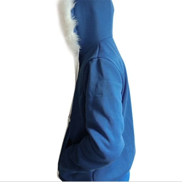 Blue Jacket Pullover Hoodie Sweatshirts Halloween Cosplay 2 XL