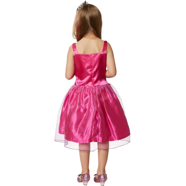 tectake Maskeraddräkt Flicka Prinsessan Ros LightPink 128 (7-8y)