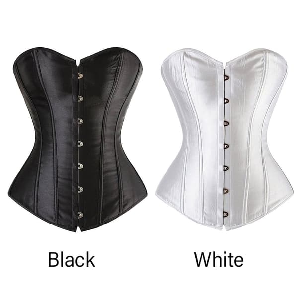 Korsett Bustier Top Midja haper VART black S