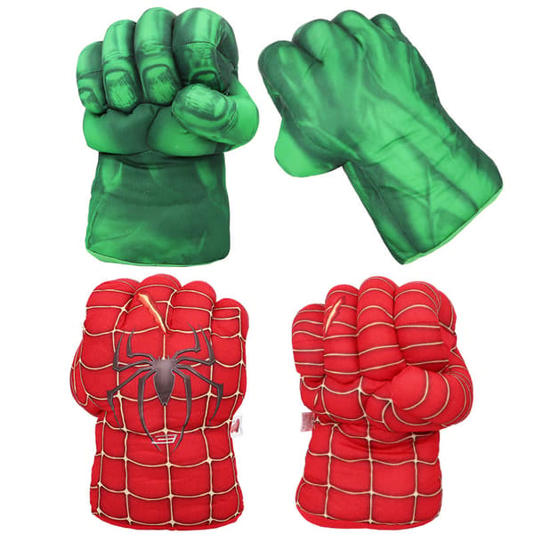 Handskar Plysch Hands Barn Cosplay red