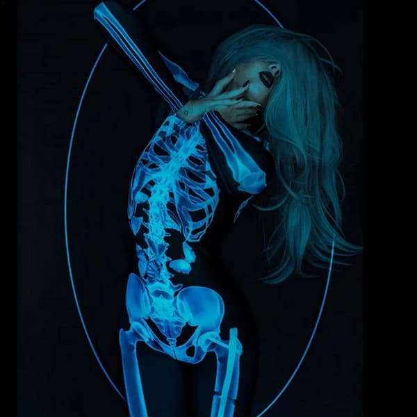 halloween skelet kostumer, cosplay kostumer