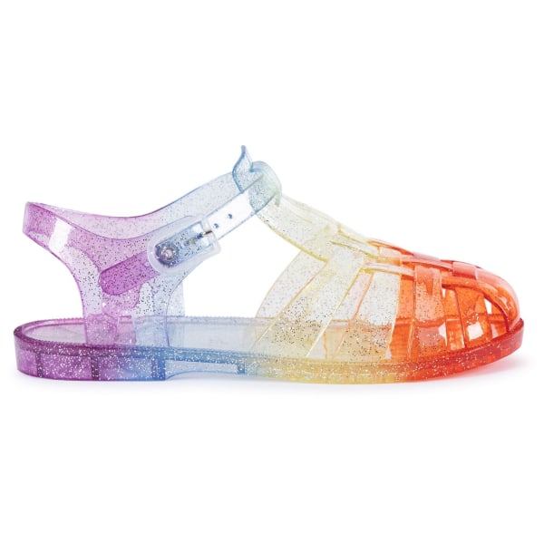 Trespass børne/børns gelé sandaler Rainbow 2 UK