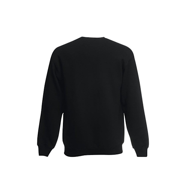 Fruit Of The Loom Kids Unisex Klassisk 80/20 Set-In Sweatshirt ( Black 3-4