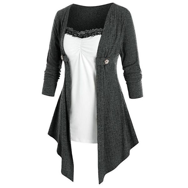 Kvinders middelalderlige cosplay-kostumer Halloween-rollespilskjoler S XL