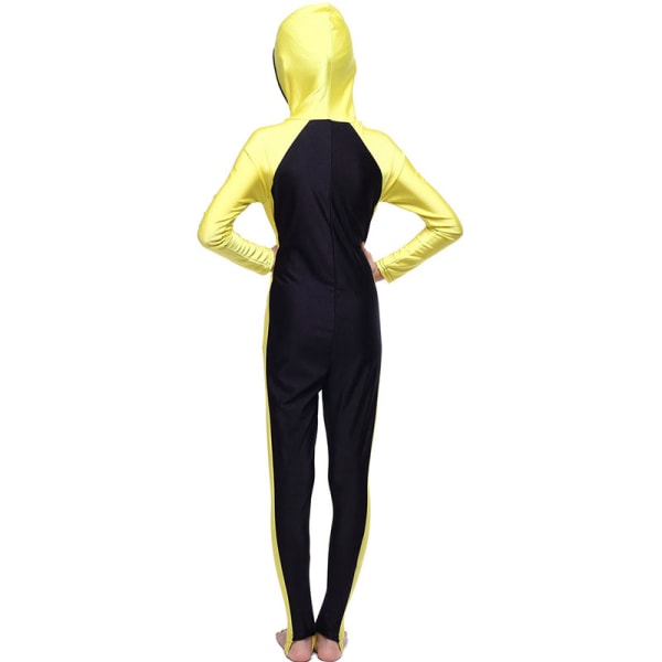 Baddräkt för barn Cover baddräkt Modest Beachwear Girls Burkini Gold