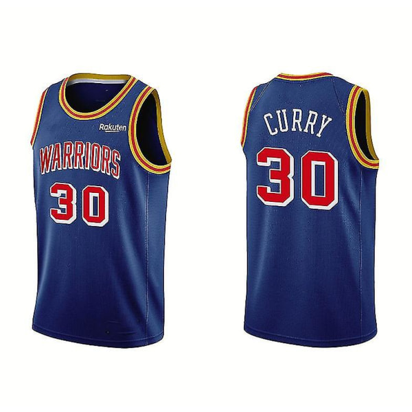 Nba Golden State Warriors Stephen Curry #30-trøye (voksenstørrelse) S(160-165CM)