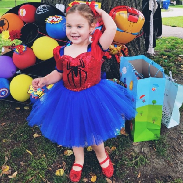 Superhjälte Kostymer Klänning Princess Cosplay Rollspel Kostymer 80cm