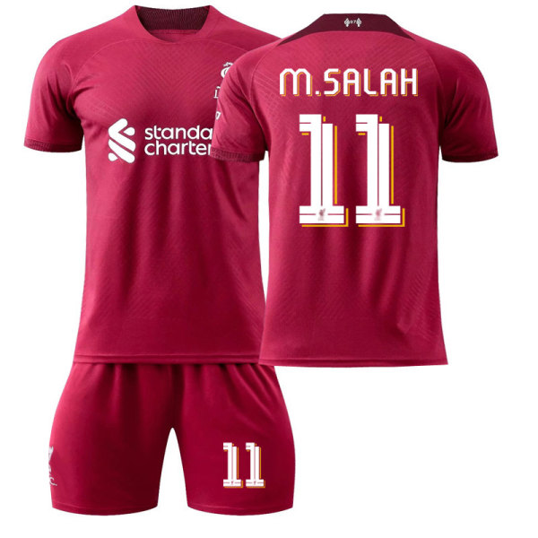 22 Liverpool fotballdrakt NR. 11 Salah skjorte W #24