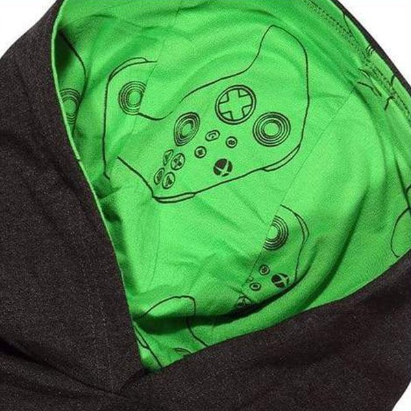 X-Box Boys Logo hoodie och joggingbyxor Set 6-7 år svart/grön Black/Green 6-7 Years