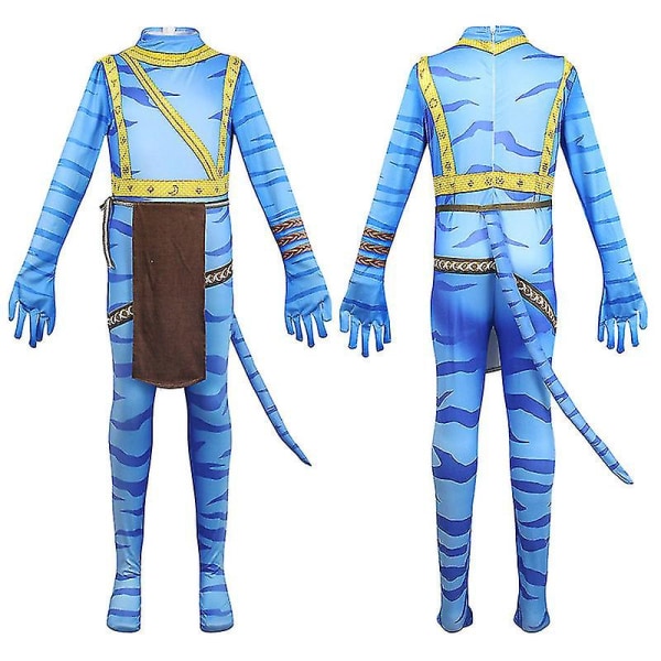 Halloween Cosplay kostume 3d stil bodysuit til børn Style 1 130
