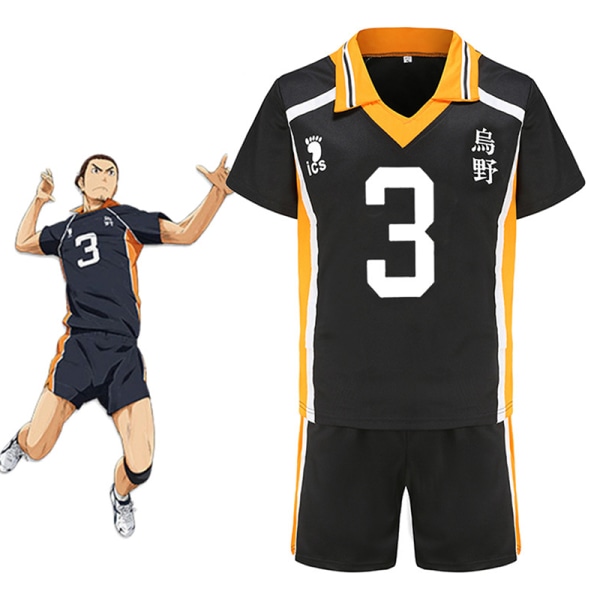 Anime Haikyuu Cosplay Costume Karasuno High School Volleyball C HM