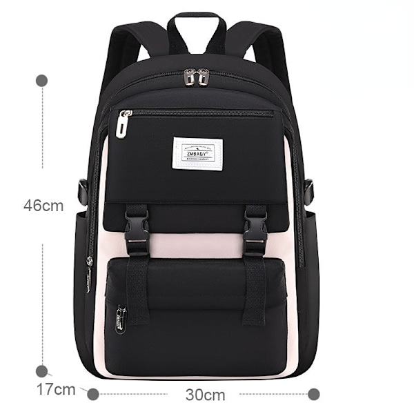Barn Barn Ryggsäck Skolväska för toddler 6-12 år Lättviktig Casual pojkar och flickor Pink