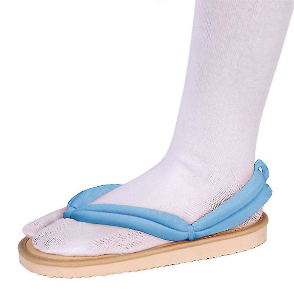 Anime Demon Slayer Cosplay Kengät Kimetsu No Yaiba Kamado Clogs S Lake blue 40 41