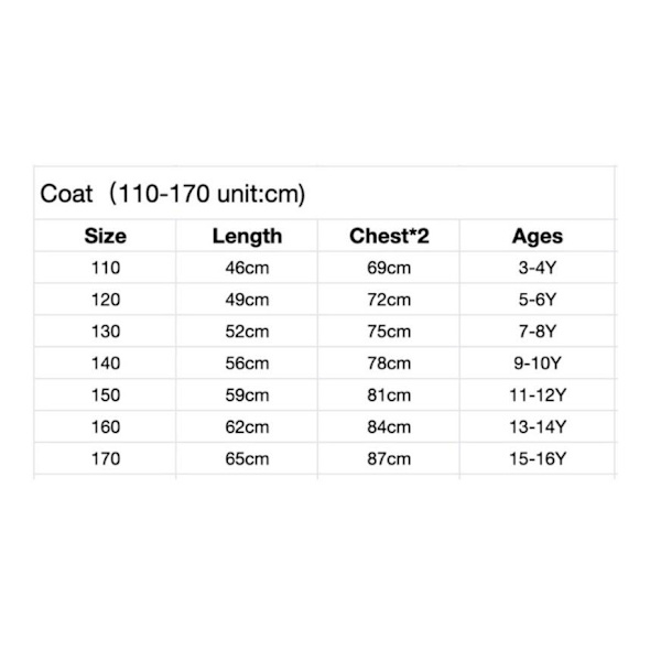Lasten Cosplay-asut Stranger Jacket Halloween Party 150cm