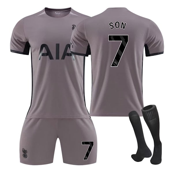 23-24 uudet Tottenhamin vierasharjoitussarjan jersey-urheiluvaatteet NO.7 SON M