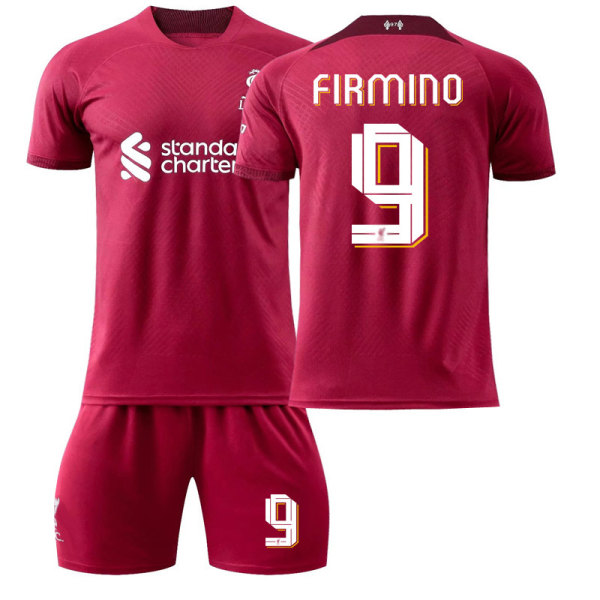 22 Liverpool fodboldtrøje NR. 9 Firmino skjorte #18